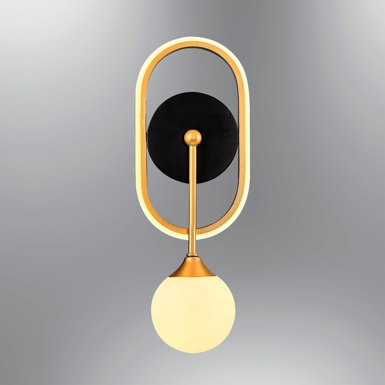 Aplica de perete, Opviq, 414LRC1141, Maro antichizat - imagine 5